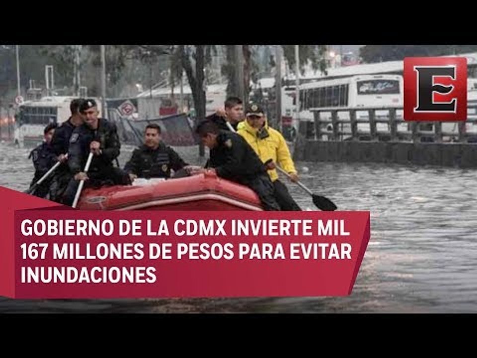 Invierten en proyectos para evitar inundaciones en CDMX