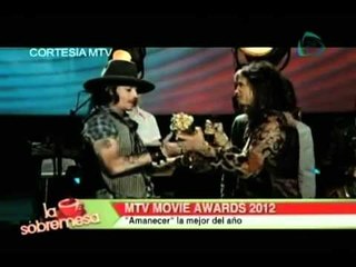 La sobremesa MTV Movie Awards 2012: "Amanecer" como la mejor del año