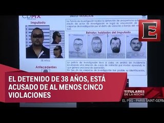 Cae presunto violador serial en CDMX