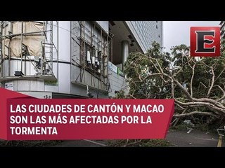 Video: Tifón deja 16 muertos en Hong Kong