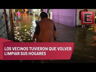Desfogue de presa El Ángulo provoca inundaciones en Cuautitlán Izcalli