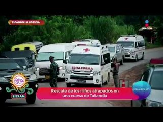 Picando la noticia: Rescatan a los niños y entrenador de la cueva en Tailandia | Sale el Sol