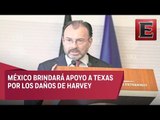 México brindará apoyo a Texas tras daños de Harvey