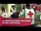 Cruz Roja Polanco recibe apoyos para afectados por sismo