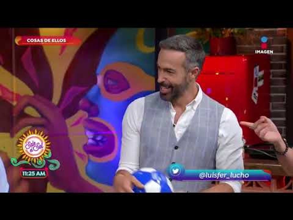 Cosas de ellos: Jugadas de futbol con Luis Fernando Peña | Sale el Sol