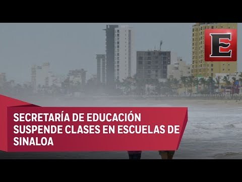 Sinaloa mantienen alerta roja por lluvias causadas por tormenta Lidia
