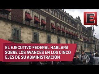 Listo Palacio Nacional para el Quinto Informe de Peña Nieto