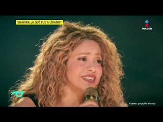 Shakira ofreció concierto en Líbano y recibió homenaje | De Primera Mano