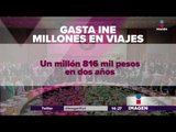 ¿Cuánto ha gastado el INE en viajes?