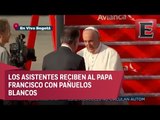 Primeras imágenes del Papa Francisco en Bogotá