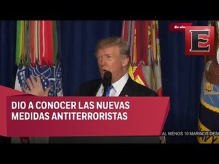 Conferencia de prensa de Trump para anunciar estrategia sobre Afganistán
