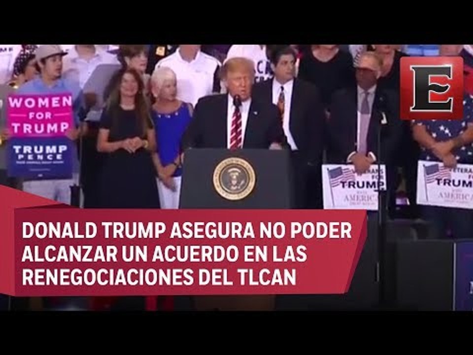 "No creo que podamos alcanzar un acuerdo": Trump