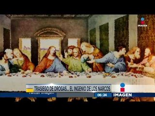 Transportan droga en figuras de santos: el ingenio del narco