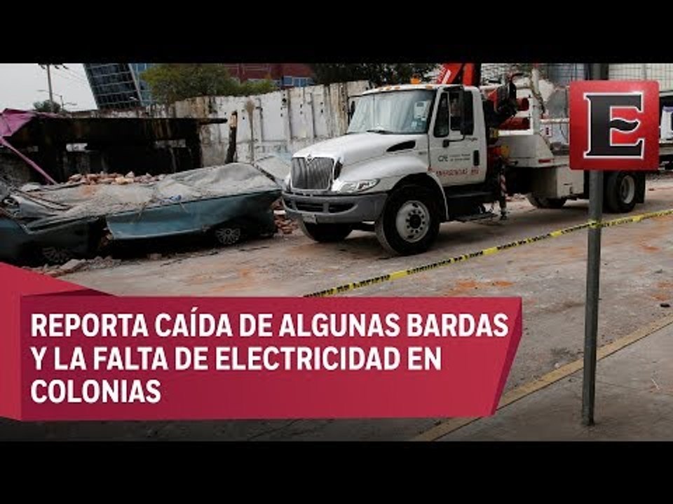 Afectaciones menores en la CDMX por el sismo de 8.2 grados, informa Mancera