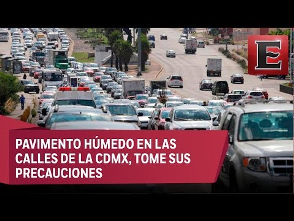Reporte vial de las principales arterias del Valle de México