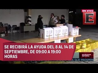 Abren centros de acopio en la CDMX para víctimas de sismo