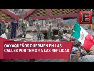Continúa el recuento de daños tras terremoto en Juchitán, Oax