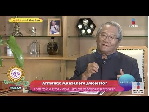 ¿Armando Manzanero molesto con Luis Miguel? | Sale el Sol