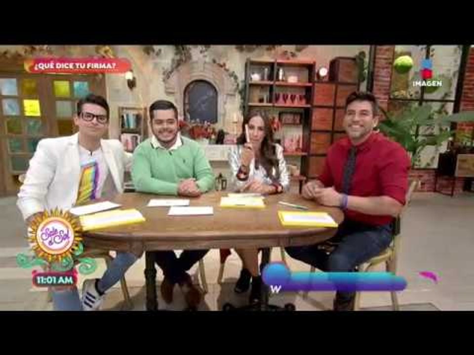 ¿Qué dice la firma de Luis Miguel? | Sale el Sol