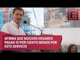 Peña Nieto destaca disminución en tarifas de energía eléctrica