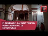 Histórica iglesia de Chiapas con severos daños por temblor
