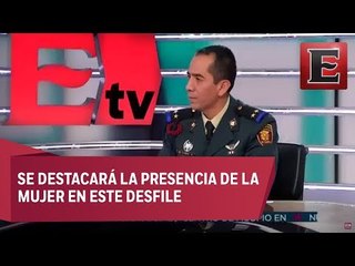 Preparativos para el desfile militar del 16 de septiembre