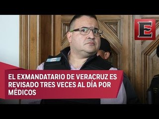 El estado de salud de Javier Duarte es estable por huelga de hambre