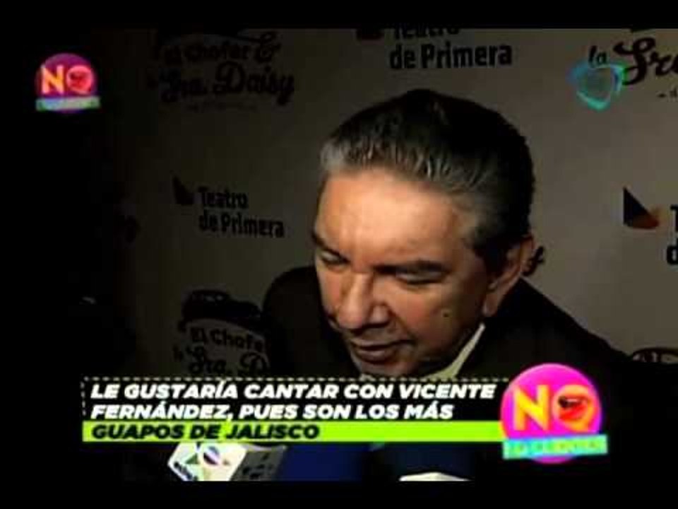 No lo Cuentes. Marco Antonio Muñiz bromea con el problema de salud de Vicente Fernández