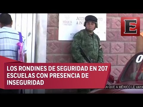 Ejército vigila escuelas de Guerrero en el regreso a clases