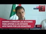 Mensaje de EPN por desastres naturales en México