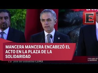CDMX rinde tributo a las víctimas del terremoto de 1985