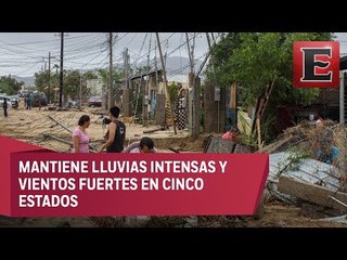 Tormenta Lidia toca tierra por segunda ocasión en BCS