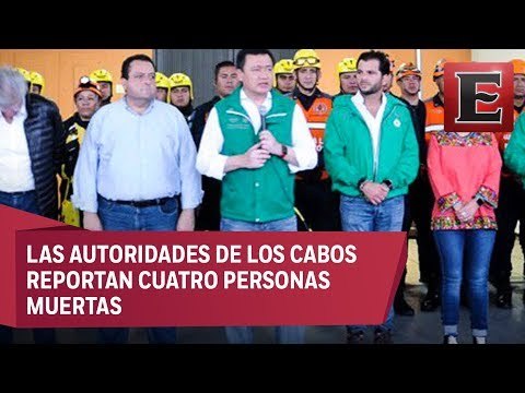 Funcionarios federales viajan a BCS para evaluar daños por Lidia