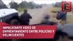 Impactante video de enfrentamiento entre policías y comando armado en Chihuahua