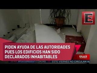 Reportan edificios de 'La Osa Mayor' a punto de colapsar en la colonia Doctores