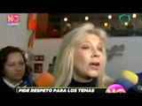 No lo Cuentes. Rechaza Ernestina Sodi las amenazas contra Laura Zapata