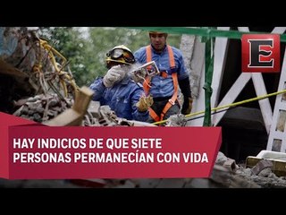 Recuperan dos cuerpos en el derruido multifamiliar de Tlalpan