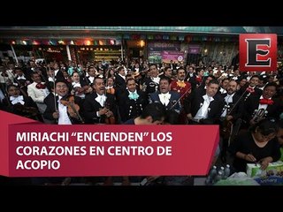 Mariachi ofrece canciones a cambio de donativos en Garibaldi