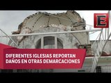 Se desploma cúpula de parroquia en la colonia Guerrero