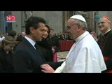 Peña Nieto y Angelica Rivera asisten al nombramiento del Papa Francisco