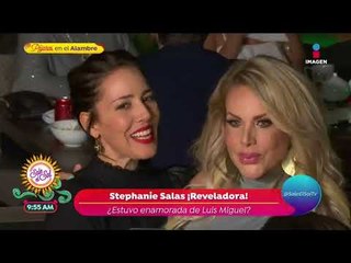 ¡Stephanie Salas no se preocupa por cómo la retrató Luis Miguel! | Sale el Sol