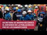 Mil 398 miembros navales en 12 áreas de desastre en la CDMX: Marina