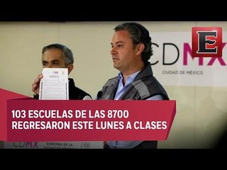 Retoman clases el 1% de escuelas en la CDMX