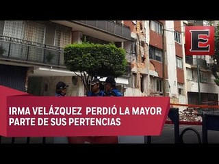 Testimonio del sismo del 19S: Busca departamento tras ser desalojada por daños en su edificio
