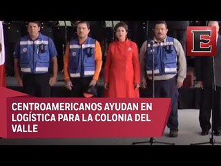 Download Video: México despide a brigadistas de Costa Rica tras apoyar en labores por sismo