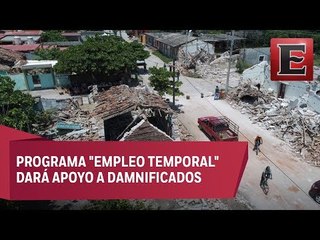 Gobierno federal apoyará a damnificados por sismo de 8.2