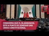 César Camacho, del PRI, acusa al PAN de secuestrar la Cámara de Diputados