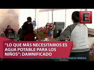 Denuncian desvió de ayuda a damnificados en el Edomex