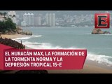 Tres fenómenos meteorológicos afectan la zona del Pacífico mexicano