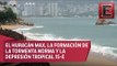 Tres fenómenos meteorológicos afectan la zona del Pacífico mexicano